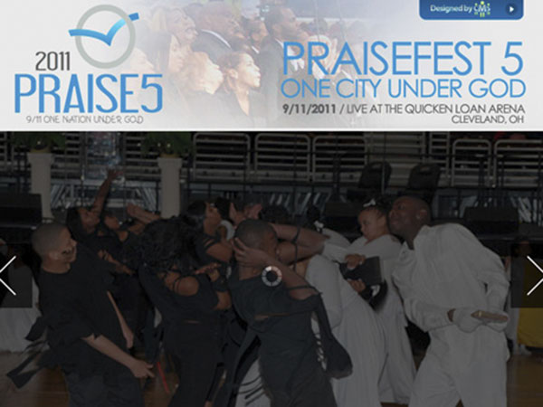 Web project for praisefest2011