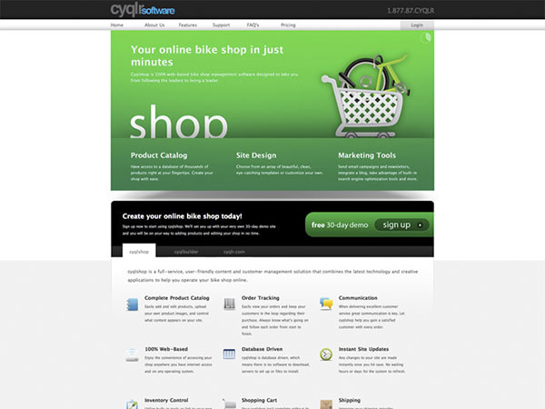 Web project for Cyqlr software
